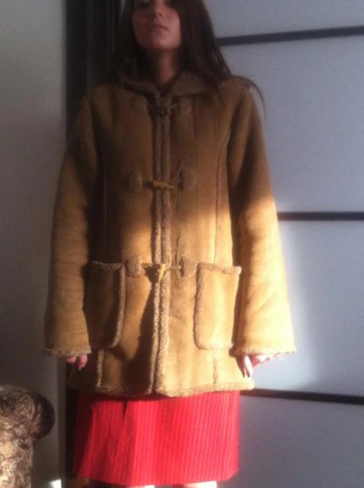 Лот: 5517616. Фото: 1. Дубленка 44р. Верхняя одежда