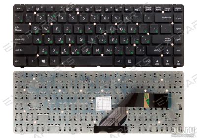 Лот: 15962202. Фото: 1. Клавиатура ASUS K45 (RU) черная... Клавиатуры для ноутбуков