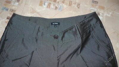 Лот: 2415193. Фото: 1. Брюки женск.46 классика стального... Брюки, шорты