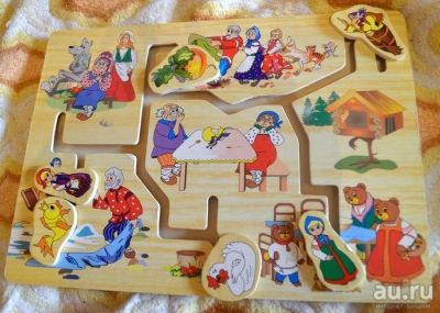 Лот: 8117126. Фото: 1. Развивающая головоломка из дерева... Развивающие