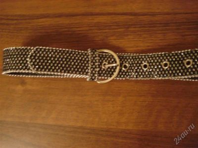 Лот: 2069739. Фото: 1. Ремень со стразами. Ремни, пояса
