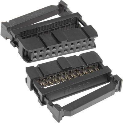 Лот: 19187871. Фото: 1. Разъем штыревой P2.54мм IDC 2... Разъёмы