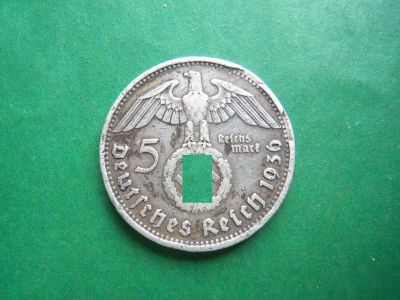 Лот: 21771772. Фото: 1. Германия.Третий Рейх 5 марок 1936... Германия и Австрия