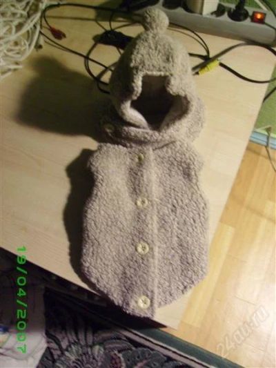 Лот: 2288415. Фото: 1. Жилет и капюшон. Ошейники, одежда, конное снаряжение