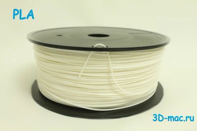 Лот: 5017499. Фото: 1. Пластик PLA для 3d принтера, Белый. Картриджи, расходные материалы