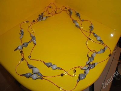 Лот: 299617. Фото: 1. Изделия из полимерной глины колье... Колье