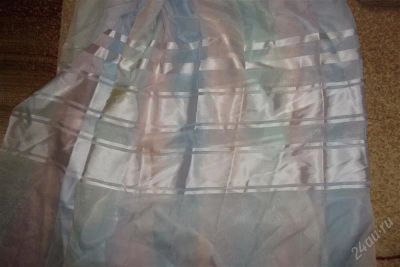 Лот: 4317482. Фото: 1. Тюль-штора,вуаль.шир.комн 2,5-3... Шторы, тюль