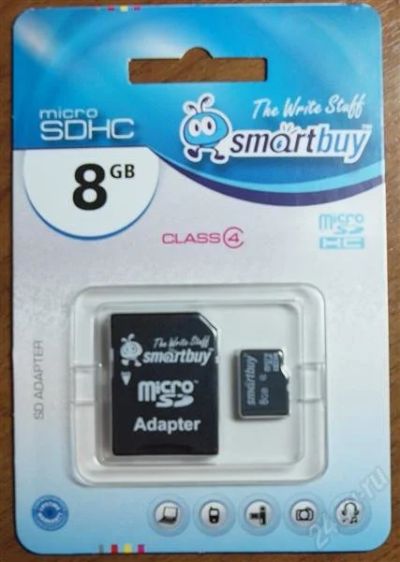 Лот: 1610034. Фото: 1. microsd / sdhc 8 gb карта памяти... Карты памяти
