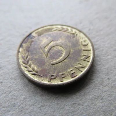 Лот: 20947360. Фото: 1. Монета 5 пять пфенниг Германия... Германия и Австрия