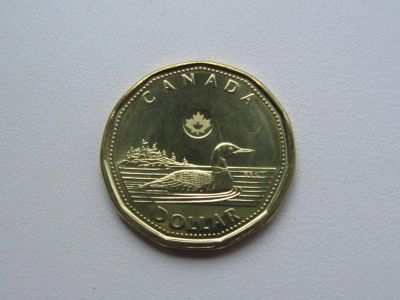 Лот: 4400165. Фото: 1. Канада 1 доллар 2012 без обращения... Америка