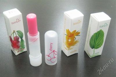 Лот: 654893. Фото: 1. Фруктовый бальзам для губ tianDe... Средства личной гигиены