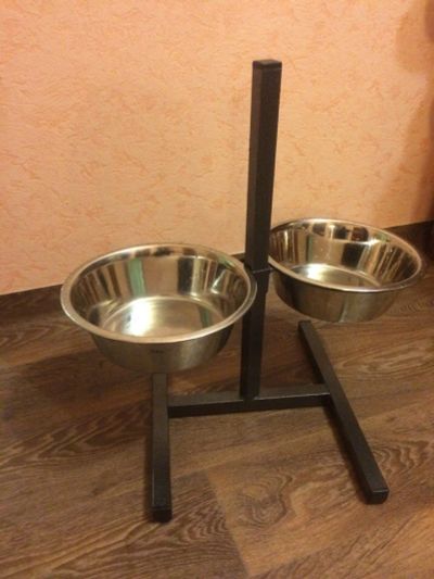 Лот: 6883885. Фото: 1. Стойка с чашками. Миски, лотки, наполнители