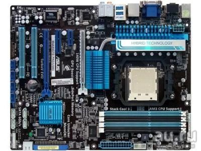 Лот: 9128552. Фото: 1. Материнская плата Asus M4A89GTD... Материнские платы