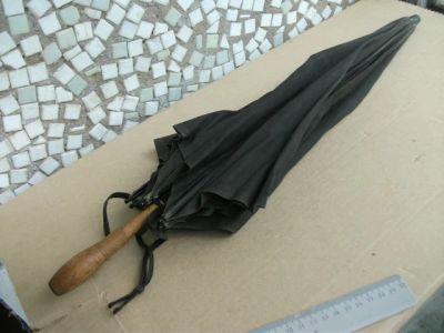 Лот: 19172393. Фото: 1. Зонт черный Фабрика зонтов УМП... Зонты