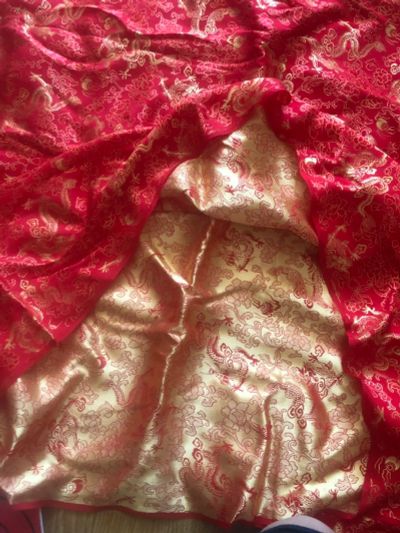 Лот: 13940580. Фото: 1. Ткань Шелк. Ткани, нитки, пряжа