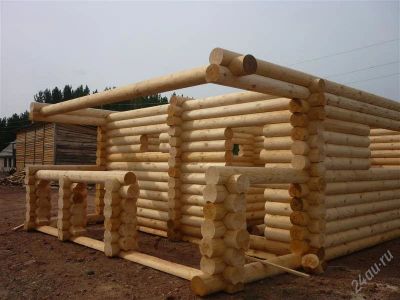 Лот: 2806070. Фото: 1. Сруб из оцилиндрованного бревна... Срубы, бани, дома