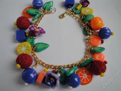 Лот: 327799. Фото: 1. Изделия из полимерной глины,браслет... Браслеты