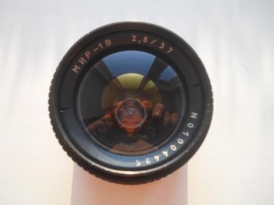 Лот: 4031470. Фото: 1. Объектив Мир -1В 2,8/37. Плёночные зеркальные