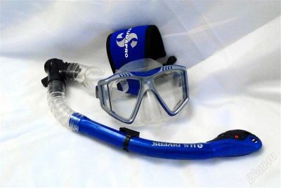 Лот: 2325166. Фото: 1. US divers-маска+трубка. Плавание