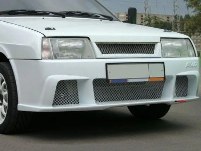 Лот: 6525419. Фото: 1. Передний бампер "AVR" ВАЗ 2108... Детали тюнинга