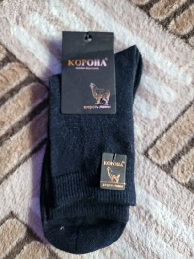Лот: 25888923. Фото: 1. носки мужские шерсть ламы 41-46... Носки
