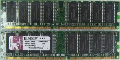 Лот: 789227. Фото: 1. Оперативная память Kingston KVR400X64C3A... Оперативная память