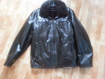 Лот: 12585331. Фото: 1. Мужская зимняя куртка, лаковая... Верхняя одежда