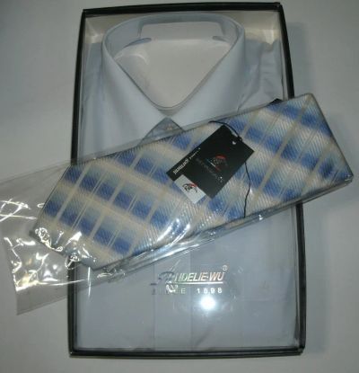 Лот: 9821395. Фото: 1. Комплект Сорочка + галстук Andelie-wu... Рубашки