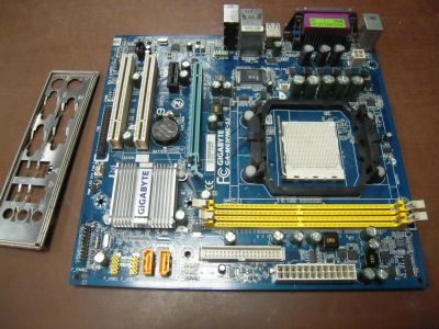 Лот: 11745837. Фото: 1. Материнская плата AM2 GA-M61PME-S2... Материнские платы