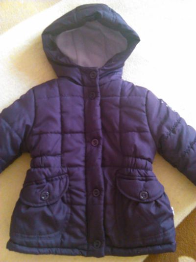 Лот: 6125404. Фото: 1. Тёплая куртка, цвет фиолетовый... Верхняя одежда