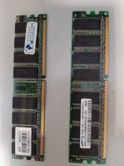 Лот: 16862011. Фото: 1. Память 512 MB. DDR PC 3200U -... Оперативная память