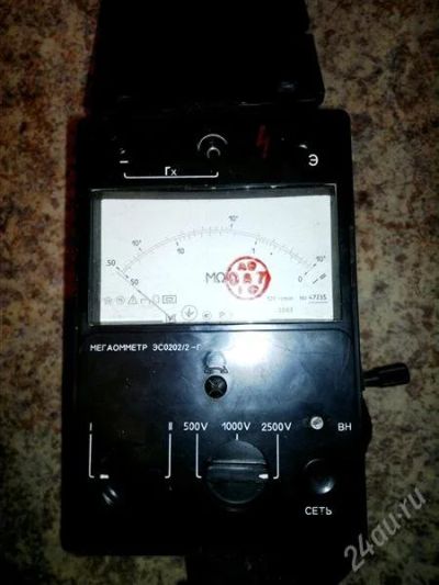 Лот: 2787593. Фото: 1. Мегаомметр ЭСО202/2-Г. Контрольно-измерительное оборудование