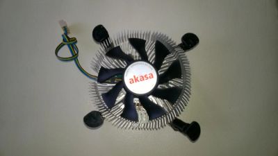 Лот: 8406362. Фото: 1. Кулер Akasa универсальный 775... Системы охлаждения