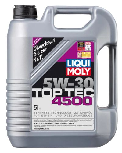 Лот: 5501672. Фото: 1. Liqui Moly Top Tec 4500 5W-30... Масла, жидкости