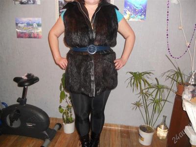 Лот: 2497868. Фото: 1. Жилет мех. Верхняя одежда