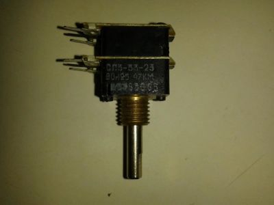 Лот: 4101425. Фото: 1. Сдвоенный переменный резистор... Резисторы