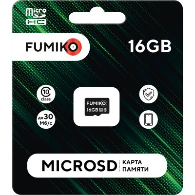 Лот: 19699482. Фото: 1. Флешка microSDHC SD Fumiko 16Гб... USB-флеш карты