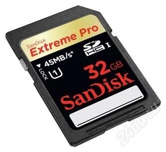 Лот: 1468386. Фото: 1. Sandisk Extreme Pro SDHC UHS Class... Карты памяти