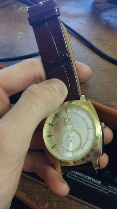 Лот: 5952084. Фото: 1. Calvin Klein(CK) состояние хорошее... Оригинальные наручные часы