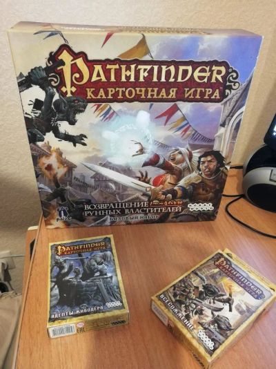 Лот: 11221787. Фото: 1. Pathfinder. Карточная игра. Возвращение... Настольные игры, карты
