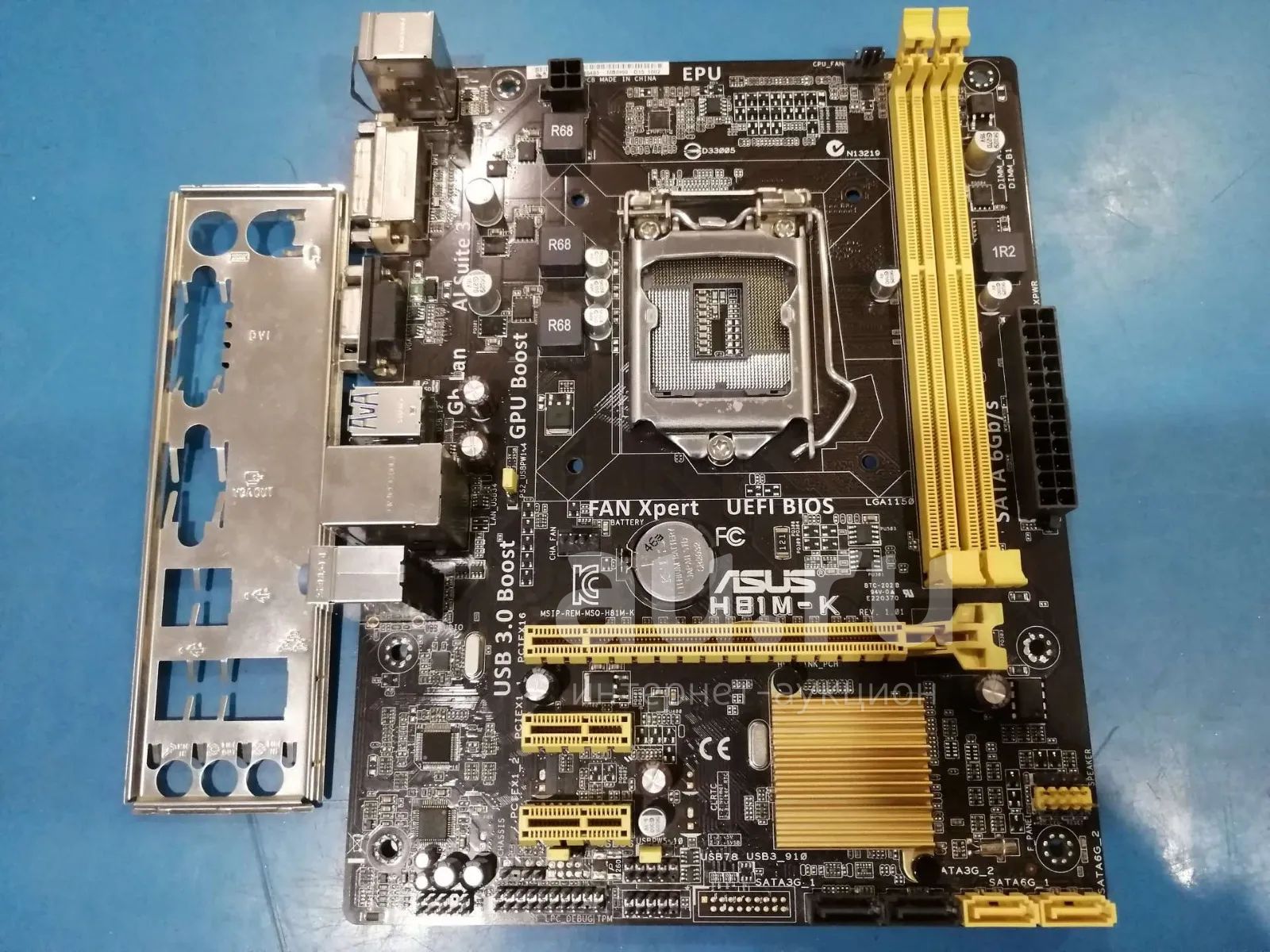 Материнская плата ASUS H81M-K. Socket LGA1150 Intel H81 2*DDR3 Vga+ DVi ...