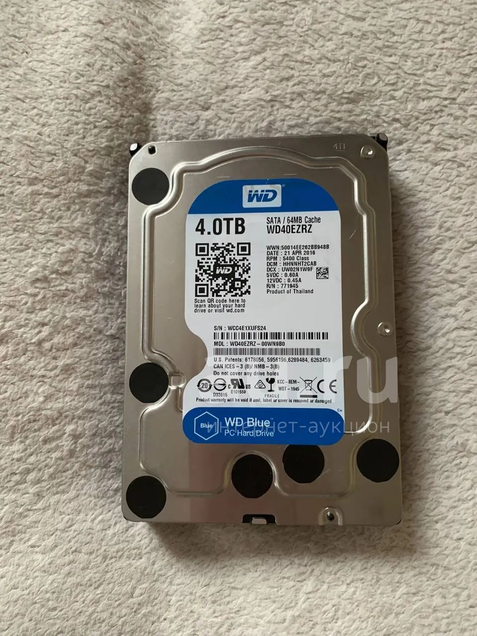 Жёсткий диск wd 4tb 4000gb — купить в Красноярске. Состояние: Б/у ...