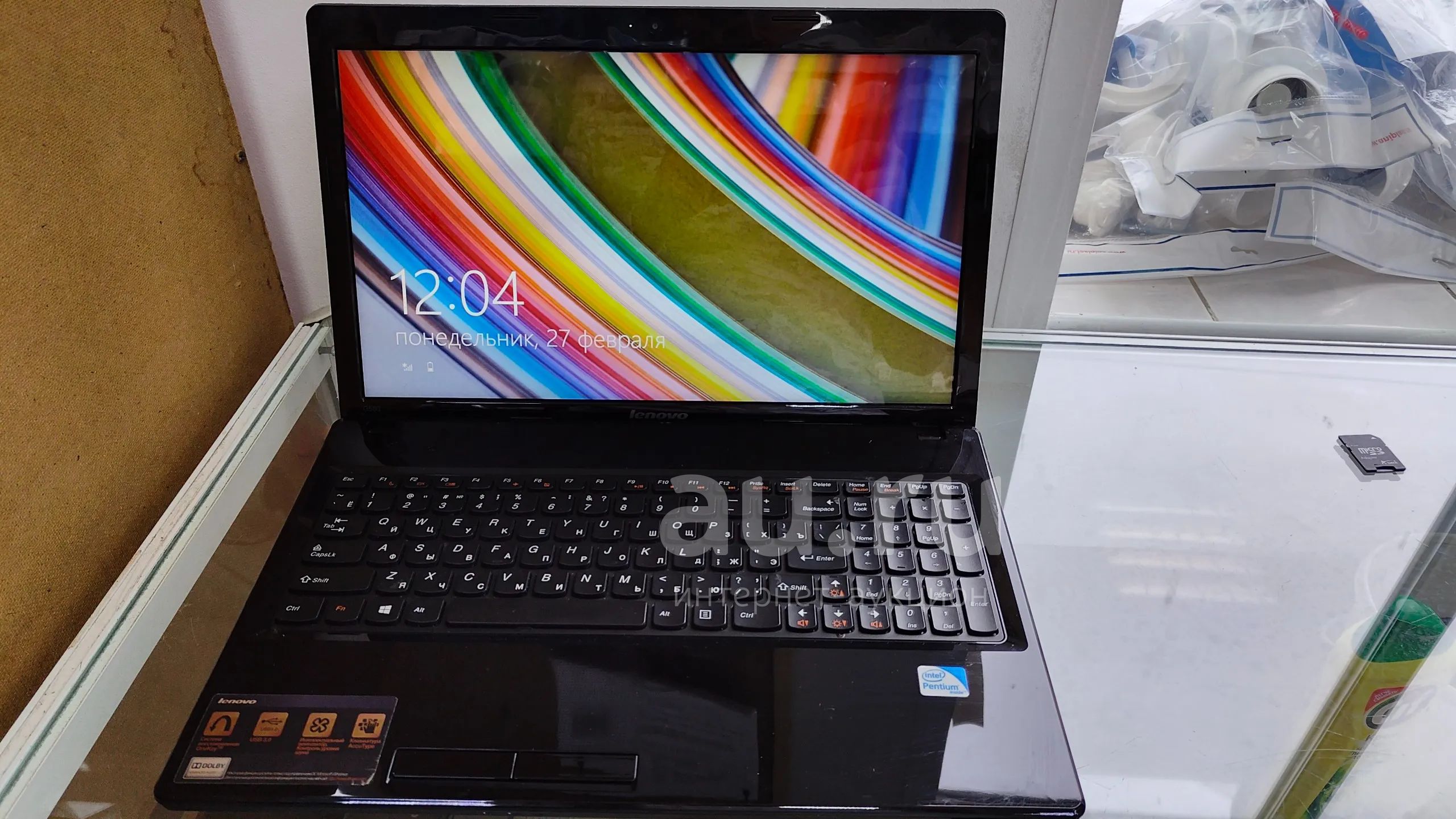 Ноутбук Lenovo g580 без блока питания — купить в Красноярске. Состояние ...