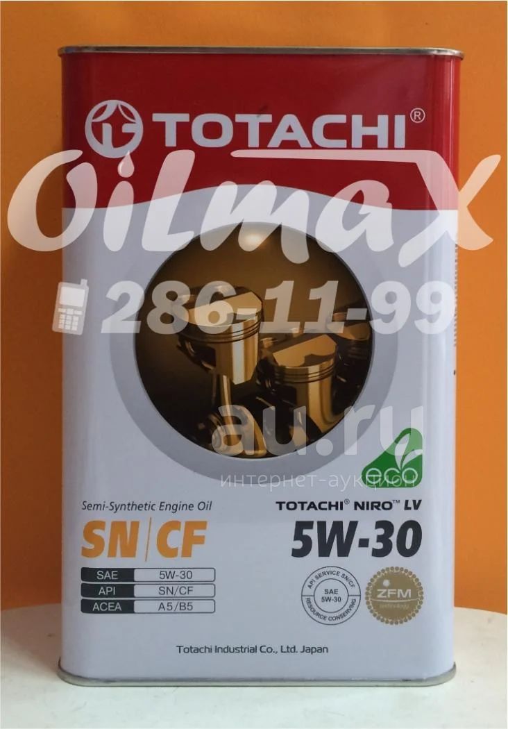 Масло моторное Totachi NIRO™ LV 5w30 (Тотачи Ниро 5w30), 4л — купить в ...