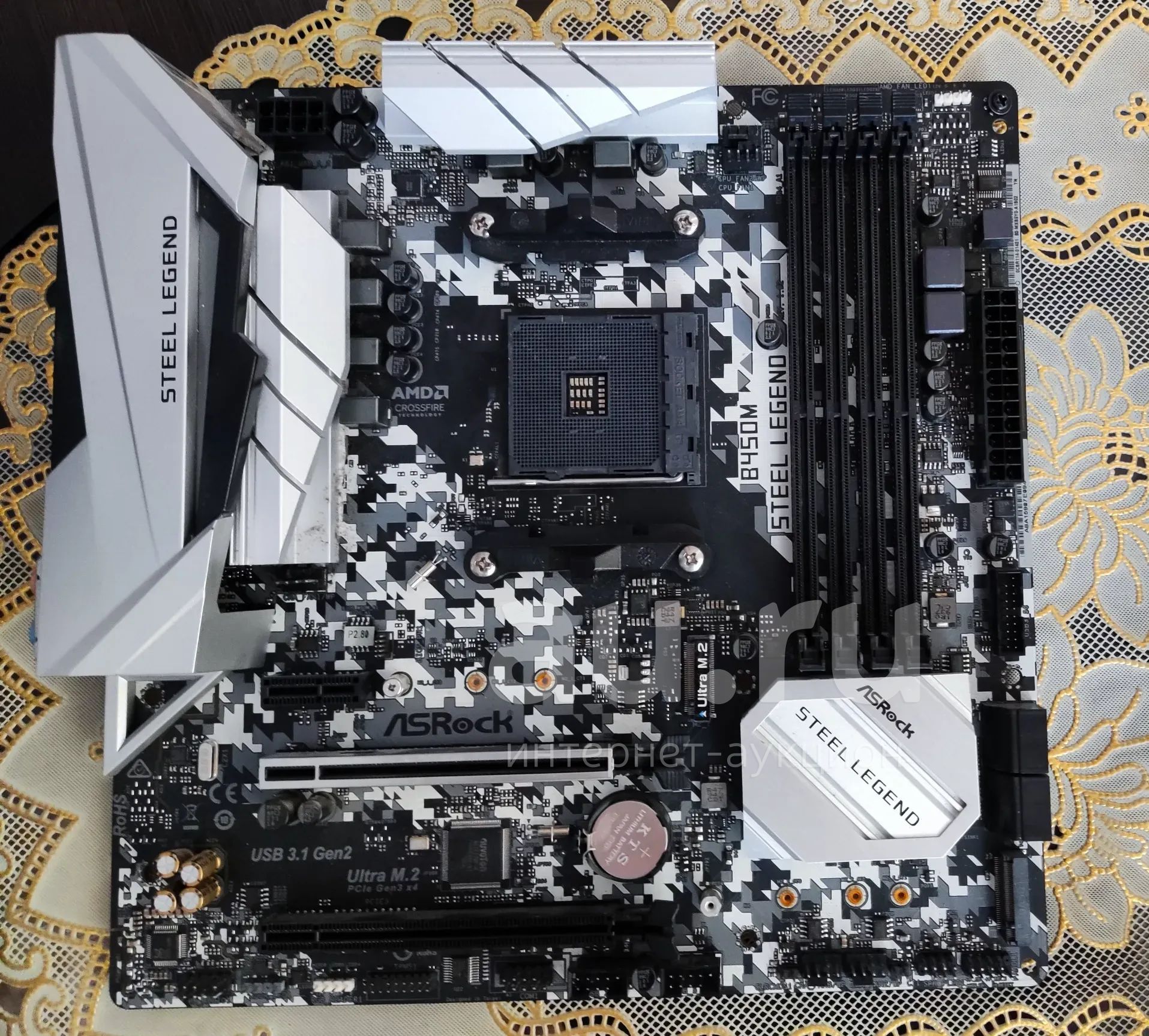 ASrock B450m Steel Legend — купить в Красноярске. Состояние: Б/у ...