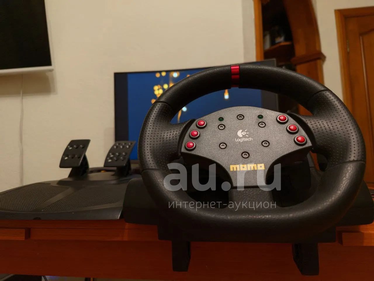 Руль logitech momo racing — купить в Красноярске. Состояние: Б/у. Рули ...