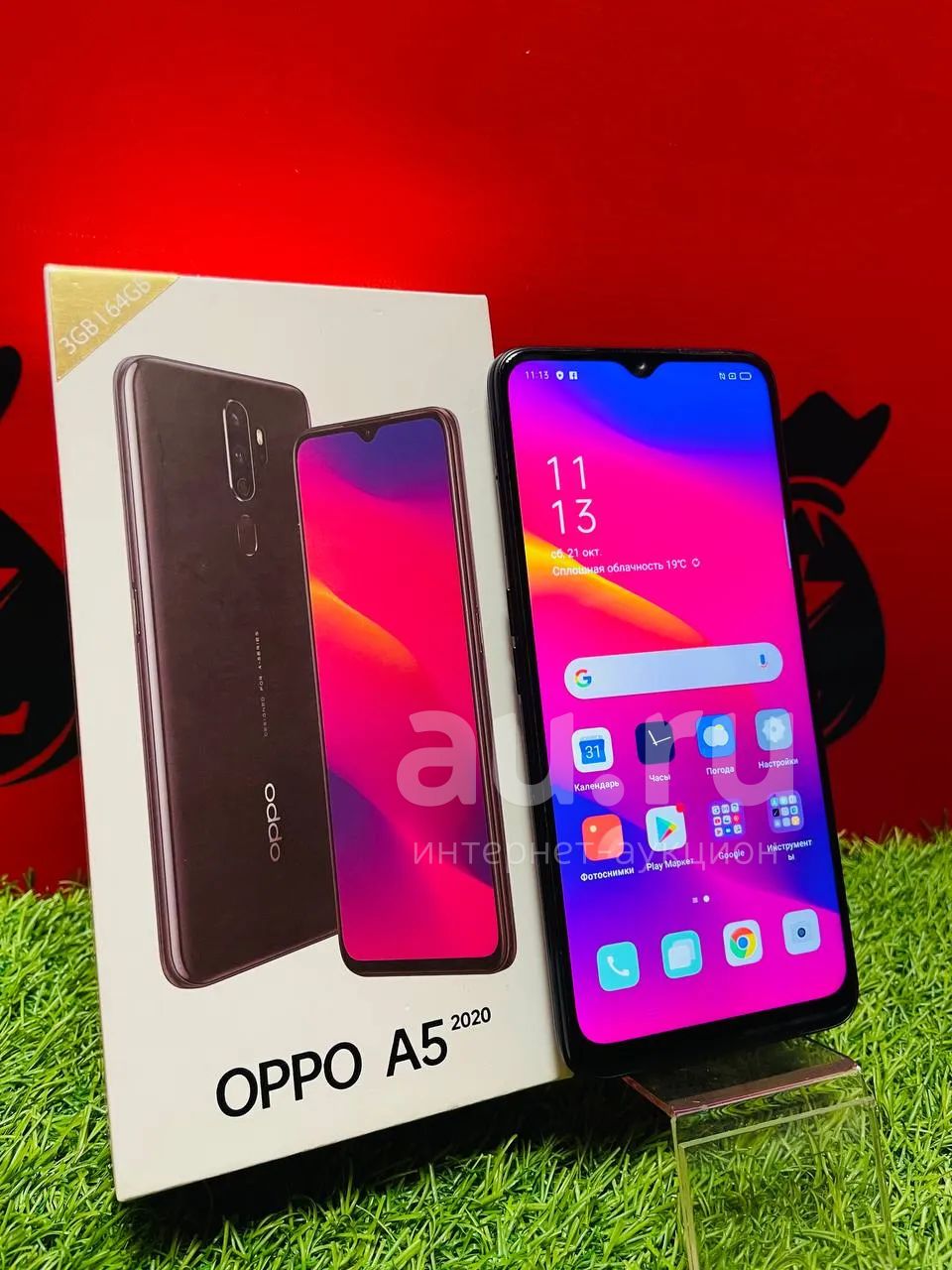 Смартфон OPPO A5 (2020) 3/64 ГБ (Кр 45190) — купить в Красноярске.  Состояние: Б/у. Смартфоны на интернет-аукционе Au.ru