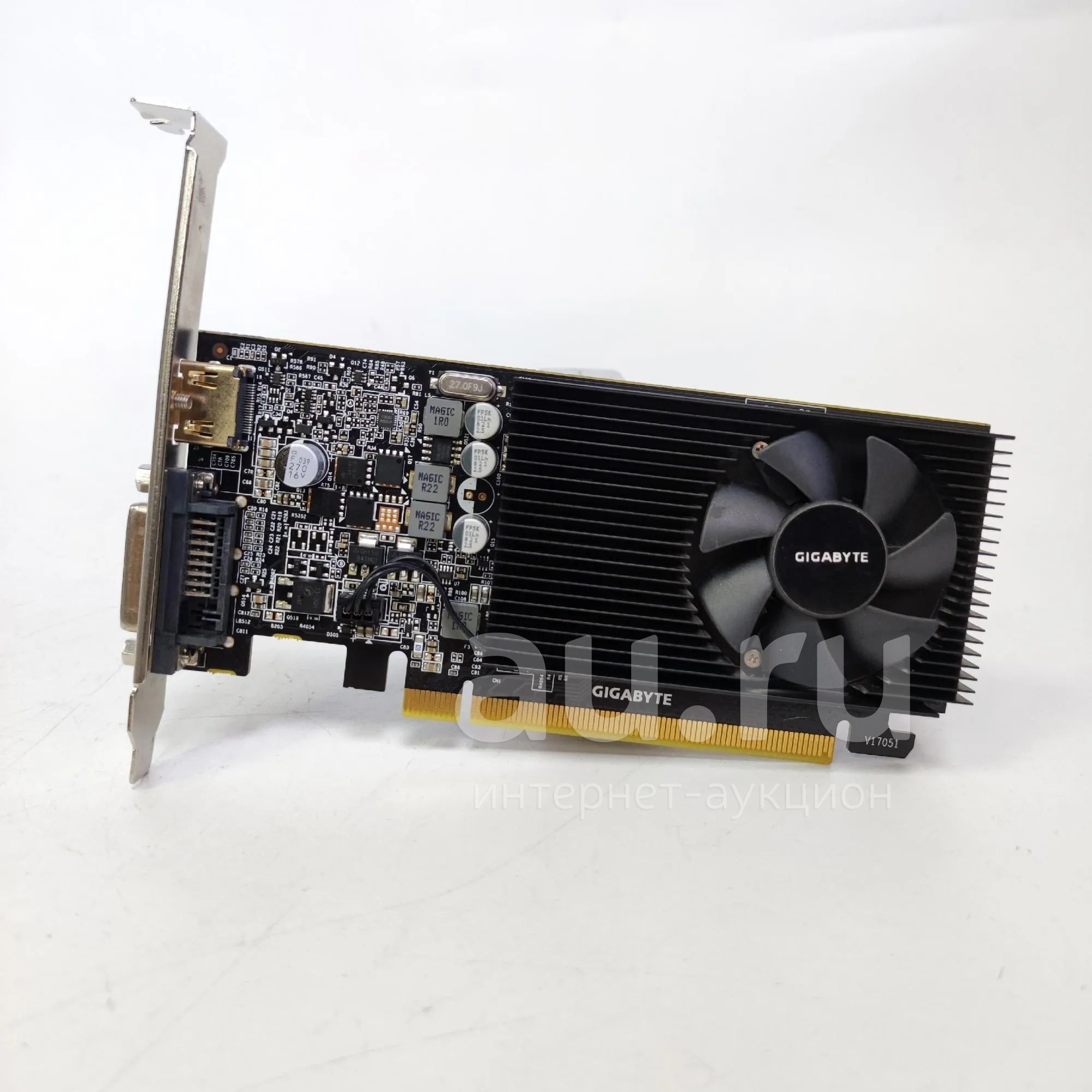 Видеокарта Gigabyte GT1030 2GB LP GDDR5 64bit DVI HDMI (GV-N1030D5-2GL ...