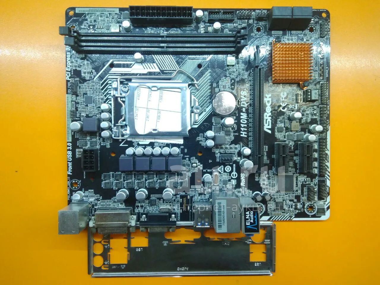 Б\У материнская плата для компьютера Asrock H110M-DVS rev. 2.01, Micro ...