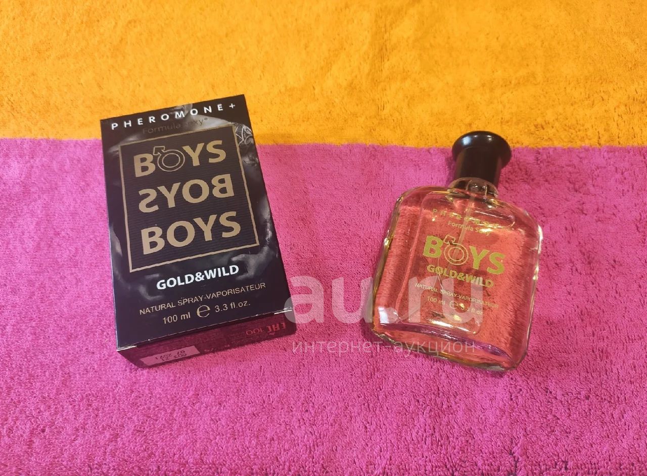 Мужской парфюм с феромонами Boys Gold & Wild Formula Sexy Объём - 100мл ...